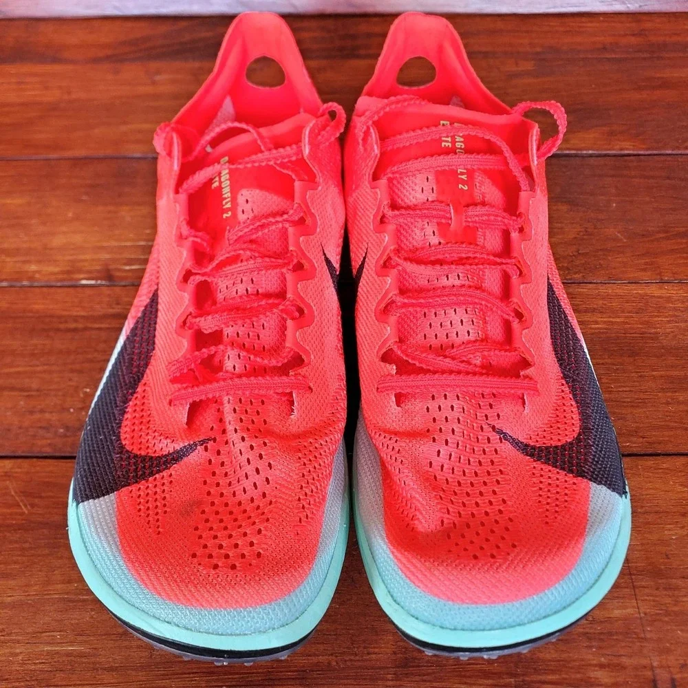 Nike Dragonfly 2 Elite‎ ZoomX Track Spikes Men 8 Crimson FZ9315-600 New